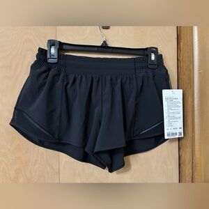lululemon athletica Black Hotty Hot Athletic Shorts